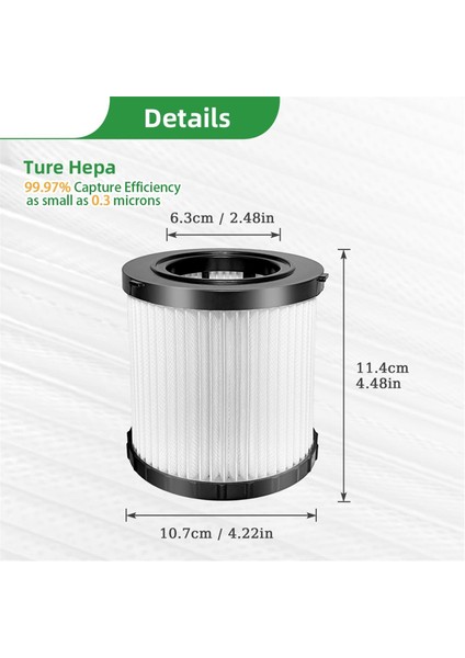 2 Paket DCV5801H Hepa Filtresi Dewalt DCV580H Için Uyumludur, (Yurt Dışından) fiyatları