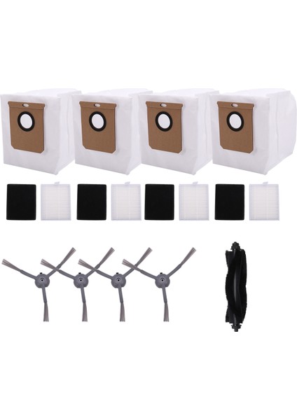 Eufy Clean L50 / L50 Ses Için Silindir Yan Fırça Hepa Filtre Toz Torbası (Yurt Dışından)