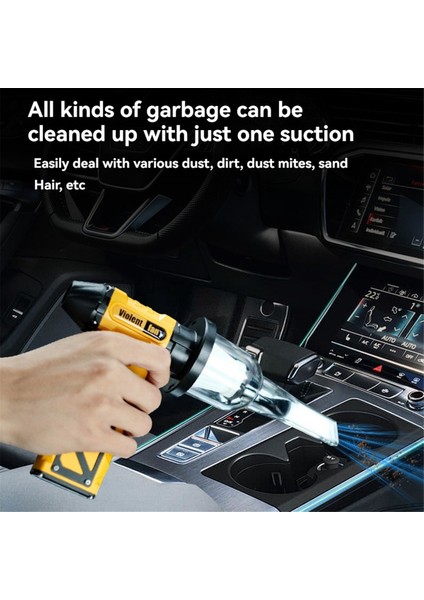 El Tipi Mini Turbo Jet Fan 110000 Rpm Yüksek Güçlü Hava Üfleyici Saç Kurutma Makinesi Elektrikli Süpürge Toz Fırçasız Motor C (Yurt Dışından)