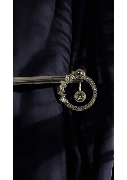 Halka Model Taşlı Göbek Piercing