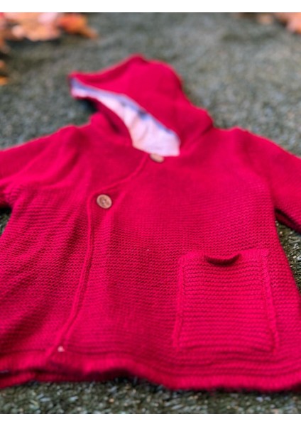 Triko Kapşonlu Düğmeli Hırka Içi Penye modelleri