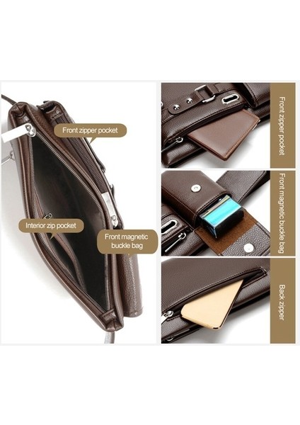 Çok Fonksiyonlu Büyük Kapasiteli Bel Çantası - Siyah (Yurt Dışından)