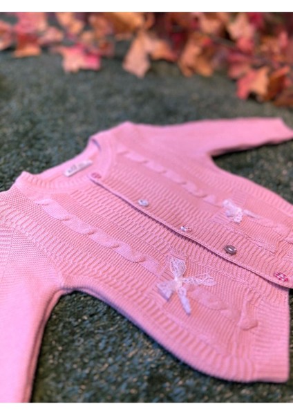 Triko Düğmeli Hırka Fiyonk Model