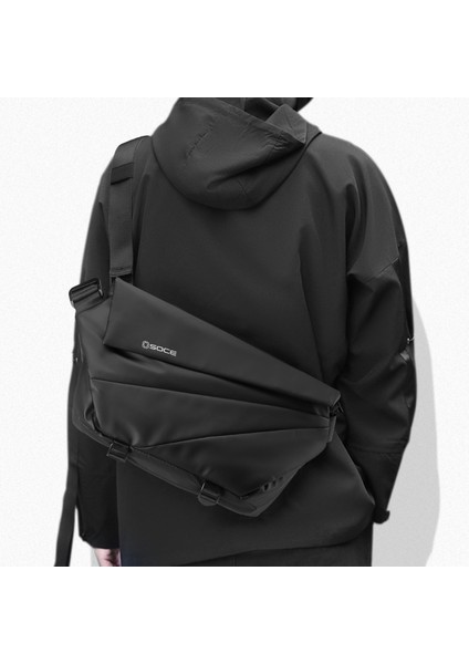 Moda Erkek Göğüs Çantası, Küçük Crossbody Çanta, Rahat Moda Su Geçirmez Cep Telefonu Seyahat Sırt Çantası (Yurt Dışından) fiyatları