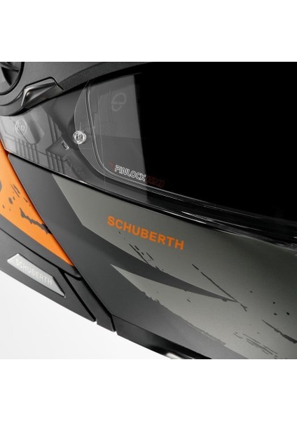 E2 Explorer Orange Çene Açılır Motosiklet Kaskı