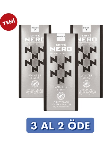 Kapsül Winter Blend 3 Kutu (30 KAPSÜL)