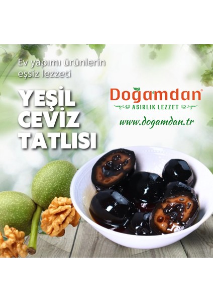 Doğamdan Yeşil Ceviz Tatlısı 800 gr