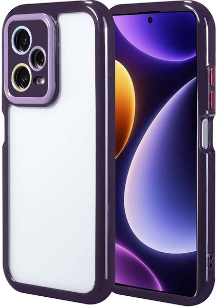 Xiaomi Redmi Note 12 Pro Plus 5g Kılıf Renkli Dizayn Kamera Çerçeve Korumalı Vitamin Kapak