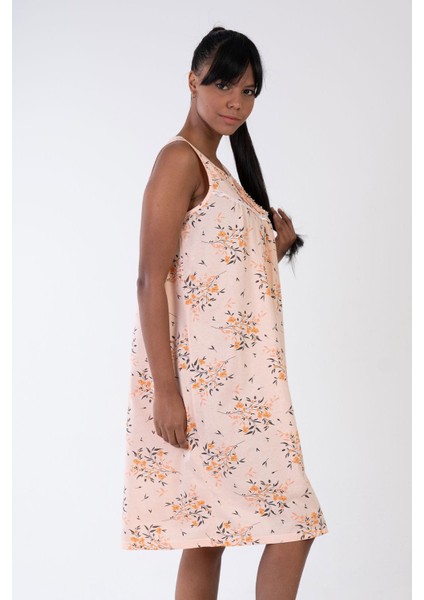 Kadın Sıfır Kol Somon Gecelik C3T9N3O161 modelleri