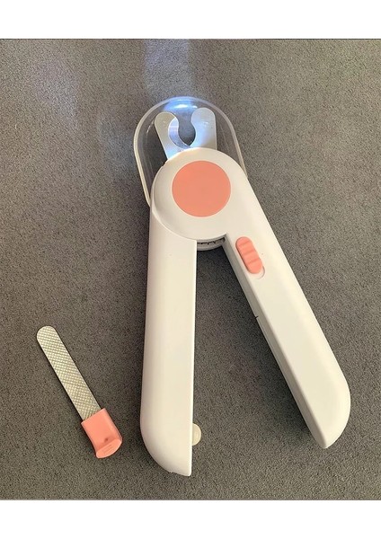 Yüksek Hassasiyetli Led Işıklı Evcil Hayvan Kedi Köpek Tırnak Makası Ve Törpü Ergonomik Tasarım Ve Kaymaz Tutuş