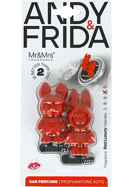 Andy & Frida - Oto Araç Kokusu, Araba Klima Kokusu, Oto Kokusu - Red Luxury fırsatları