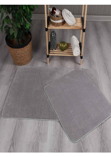 Modern Dekoratif Kaymaz Taban Simirna Banyo Klozet Takımı 60X100-50X60