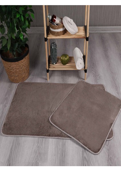 Modern Dekoratif Kaymaz Taban Simirna Banyo Klozet Takımı 60X100-50X60