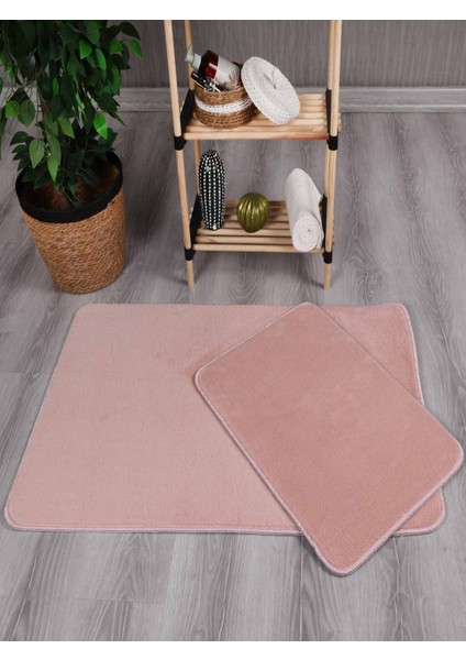 Modern Dekoratif Kaymaz Taban Simirna Banyo Klozet Takımı 60X100-50X60