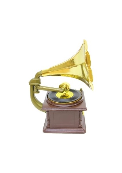 Kurmalı Gramofon Müzik Kutusu