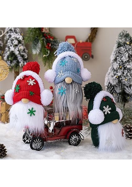 Cüce Süslemeleri, El Yapımı Isveç Tomte Heykelciği Cüceler Çiftlik Evi Iskandinav Peluş Süslemeler Yeşil (Yurt Dışından)