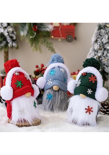 Cüce Süslemeleri, El Yapımı Isveç Tomte Heykelciği Cüceler Çiftlik Evi Iskandinav Peluş Süslemeler Yeşil (Yurt Dışından)