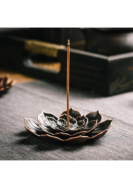 2 Adet Tütsü Brülörü, Çubuklar Için Tutucu, Çıkarılabilir Kül Tutuculu Lotus Çubuğu (Yurt Dışından)