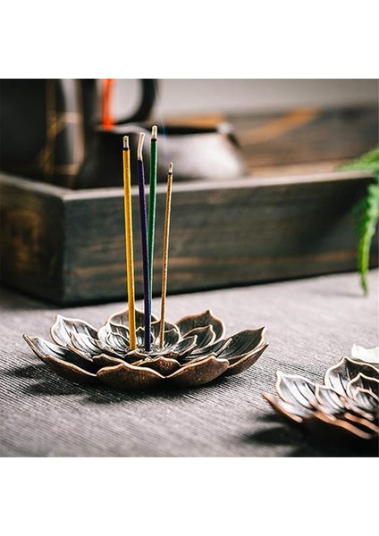 2 Adet Tütsü Brülörü, Çubuklar Için Tutucu, Çıkarılabilir Kül Tutuculu Lotus Çubuğu (Yurt Dışından)
