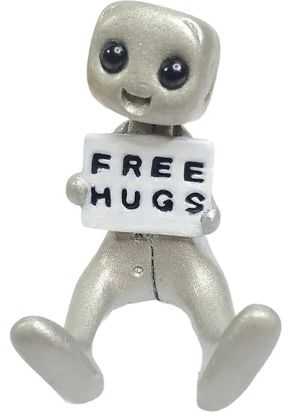 Zihinsel Sağlığınız Önemlidir Robot Figür Reçine Sanat Oyuncağı Kawaii Masa Arkadaşı C (Yurt Dışından)
