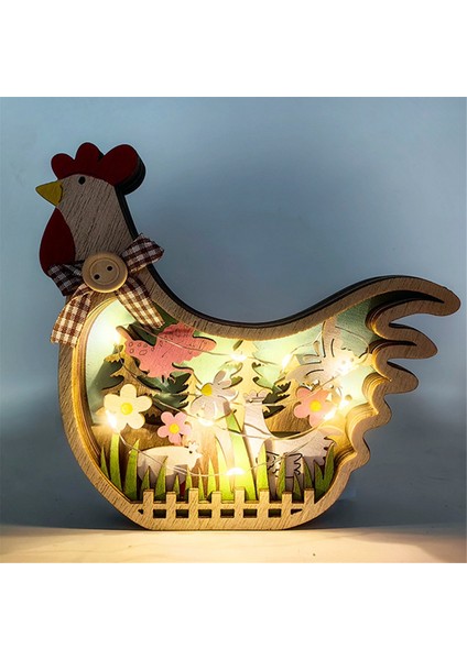 Paskalya Temalı Ahşap El Sanatları Renkli El Sanatları Süslemeleri Chick White (Yurt Dışından) fiyatları