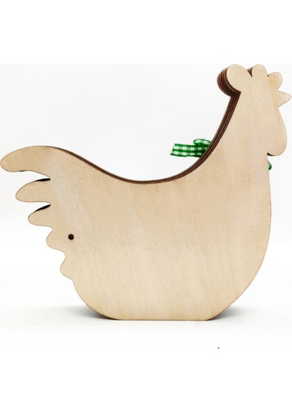 Paskalya Temalı Ahşap El Sanatları Renkli El Sanatları Süslemeleri Chick White (Yurt Dışından) fırsatları