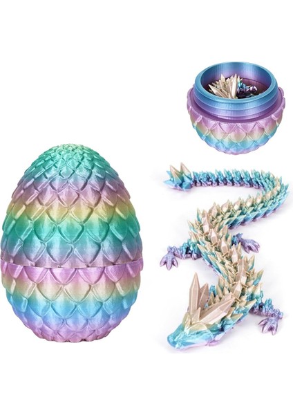 3D Baskılı Ejderha Yumurtası, Kristal Oyuncaklar, Yumurtada Paskalya Yumurtaları Kristal, Otizm ve Dehb Için Yetişkinler (Yurt Dışından)