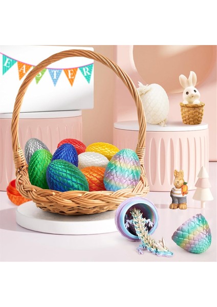 3D Baskılı Ejderha Yumurtası, Kristal Oyuncaklar, Yumurtada Paskalya Yumurtaları Kristal, Otizm ve Dehb Için Yetişkinler (Yurt Dışından)