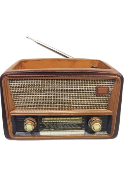 Retro Radyo Şekilli Çiçek Saksısı Sukulent Bitki Konteyneri Masa Kaktüs, B (Yurt Dışından)