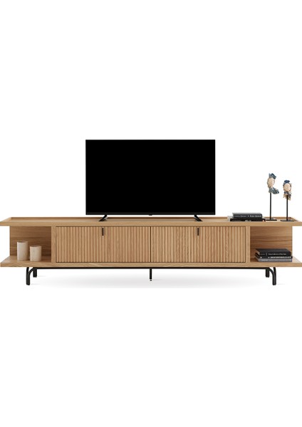 Enza Home Austin Tv Sehpası, 250X52,6 cm - Açık Meşe