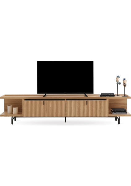 Enza Home Austin Tv Sehpası, 250X52,6 cm - Açık Meşe