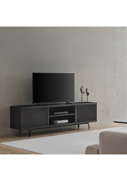 Enza Home Austin Tv Sehpası, 200X60 cm - Koyu Meşe