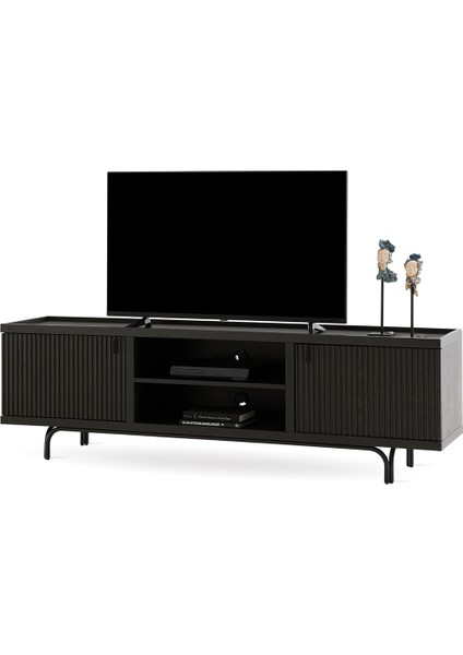 Enza Home Austin Tv Sehpası, 200X60 cm - Koyu Meşe