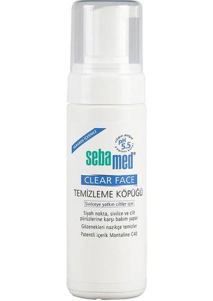 Clear Face Temizleme Köpüğü 150ML