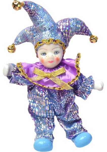 Porselen Palyaço Bebek, Dekoratif, 18 cm Yükseklik, Noel Partileri, Tatiller Için (Yurt Dışından)