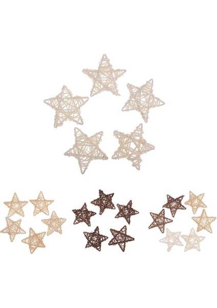 5/6 Şekil Rattan Hası Noel Süsü Parçalar Için (Yurt Dışından) indirimleri