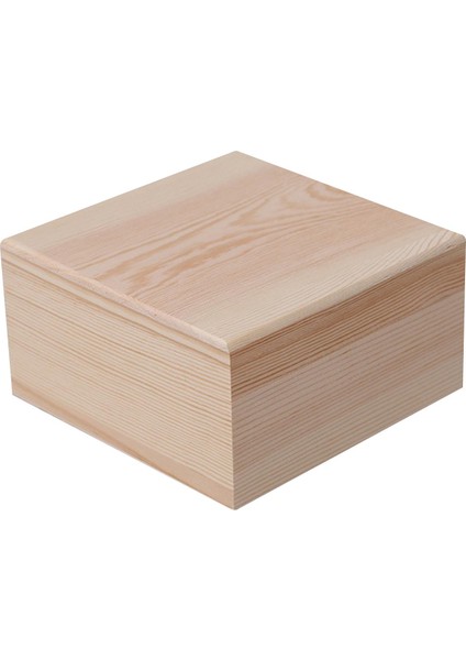 Ahşap Saklama Kutusu Kapaklı Hatıra Kutusu Konteyner Kare Organizatör Kutusu Dıy Hediye 15CMX15CMX8CM (Yurt Dışından) modelleri