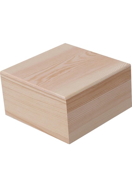 Ahşap Saklama Kutusu Kapaklı Hatıra Kutusu Konteyner Kare Organizatör Kutusu Dıy Hediye 15CMX15CMX8CM (Yurt Dışından) fırsatları