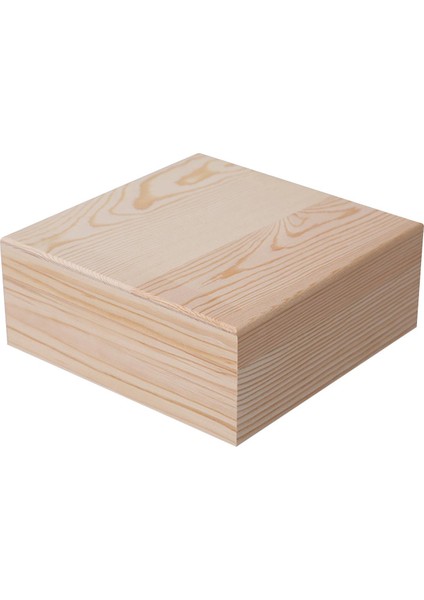 Ahşap Saklama Kutusu Kapaklı Hatıra Kutusu Konteyner Kare Organizatör Kutusu Dıy Hediye 20CMX20CMX8CM (Yurt Dışından) modelleri