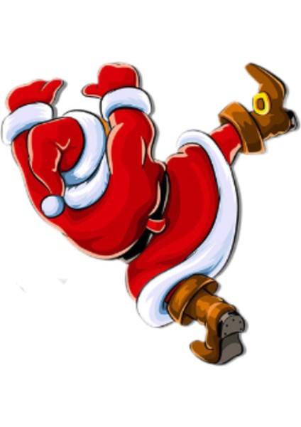 Noel Baba Tuvalet Stickerı Noel Dekoru Pvc Tuvalet Icı Için (Yurt Dışından)