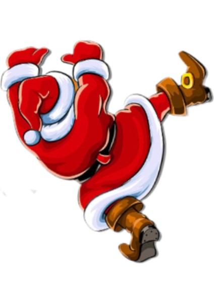 Noel Baba Tuvalet Stickerı Noel Dekoru Pvc Tuvalet Icı Için (Yurt Dışından) fiyatları