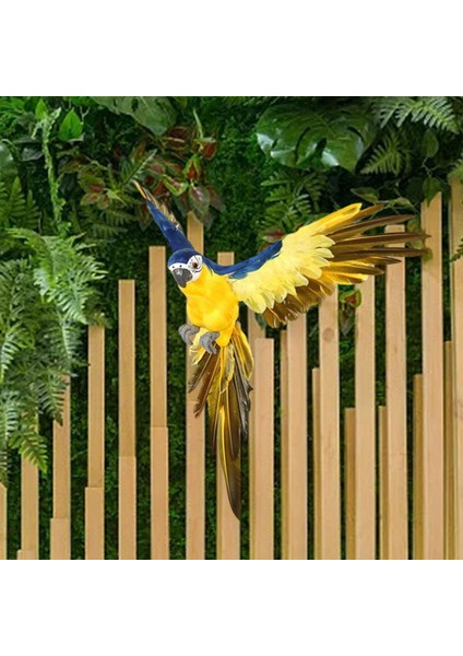 Kuş Tüyü Papağan Hayvanat Süs Heykelcik Ev Veranda Mavi Sarı Için (Yurt Dışından) fırsatları
