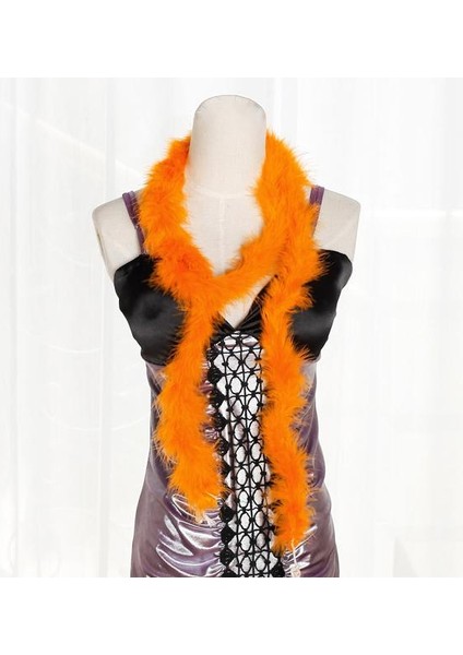 6ft Marabou Tüyü - Kostüm Aksesuarı Turuncu (Yurt Dışından) fırsatları