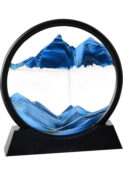 Kum Sand-Scapes Masaüstü Dekor Mavi Yuvarlak (Yurt Dışından)