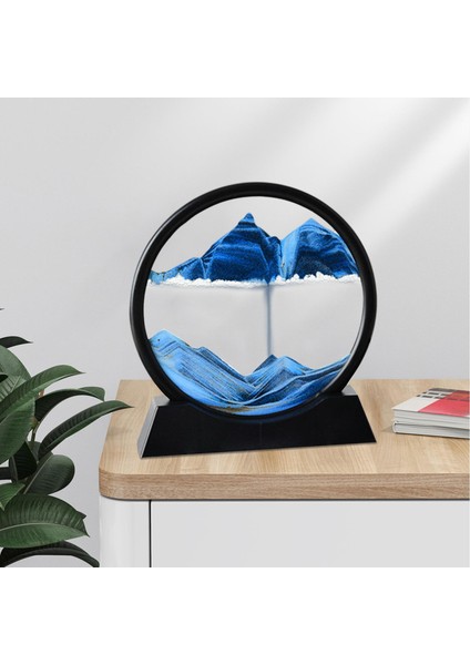 Kum Sand-Scapes Masaüstü Dekor Mavi Yuvarlak (Yurt Dışından) modelleri
