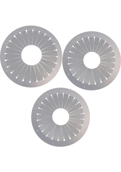 3x Düğme Süsleme El Sanatları El Yapımı 12CM,15CM,9CM Kurdele Broş (Yurt Dışından)