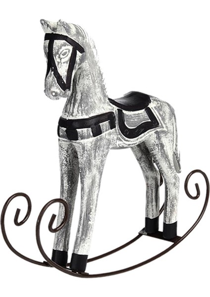 I Ahşap Sallanan At Süsleri Vintage Çalışma Gri (Yurt Dışından) fırsatları