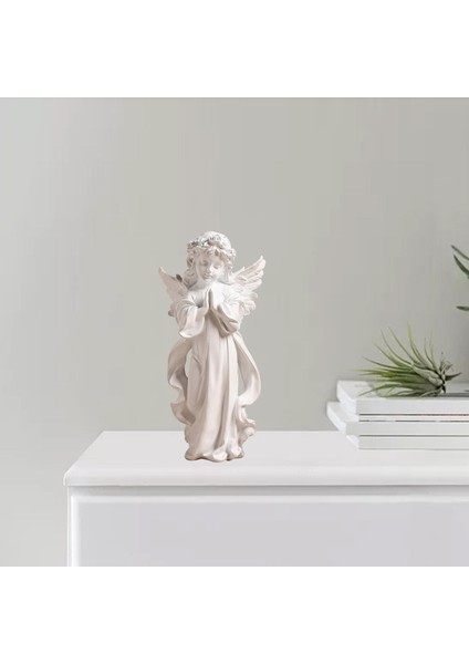 Heykel Detaylı Süsleme Peri Kitaplık Dekoru Heykelcik Yükseklik 15CM (Yurt Dışından) modelleri