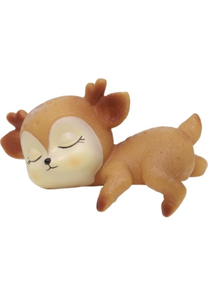 Sevimli Silikon Geyik Figürinler Oyuncaklar Stil Için Minyatür Süsler DEKORASYONU05 (Yurt Dışından)