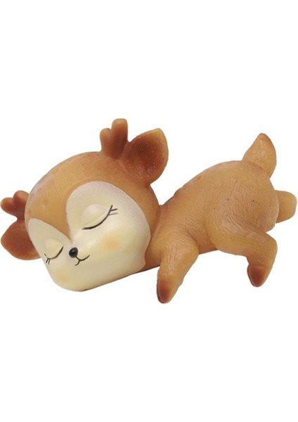 Sevimli Silikon Geyik Figürinler Oyuncaklar Stil Için Minyatür Süsler DEKORASYONU05 (Yurt Dışından) fırsatları